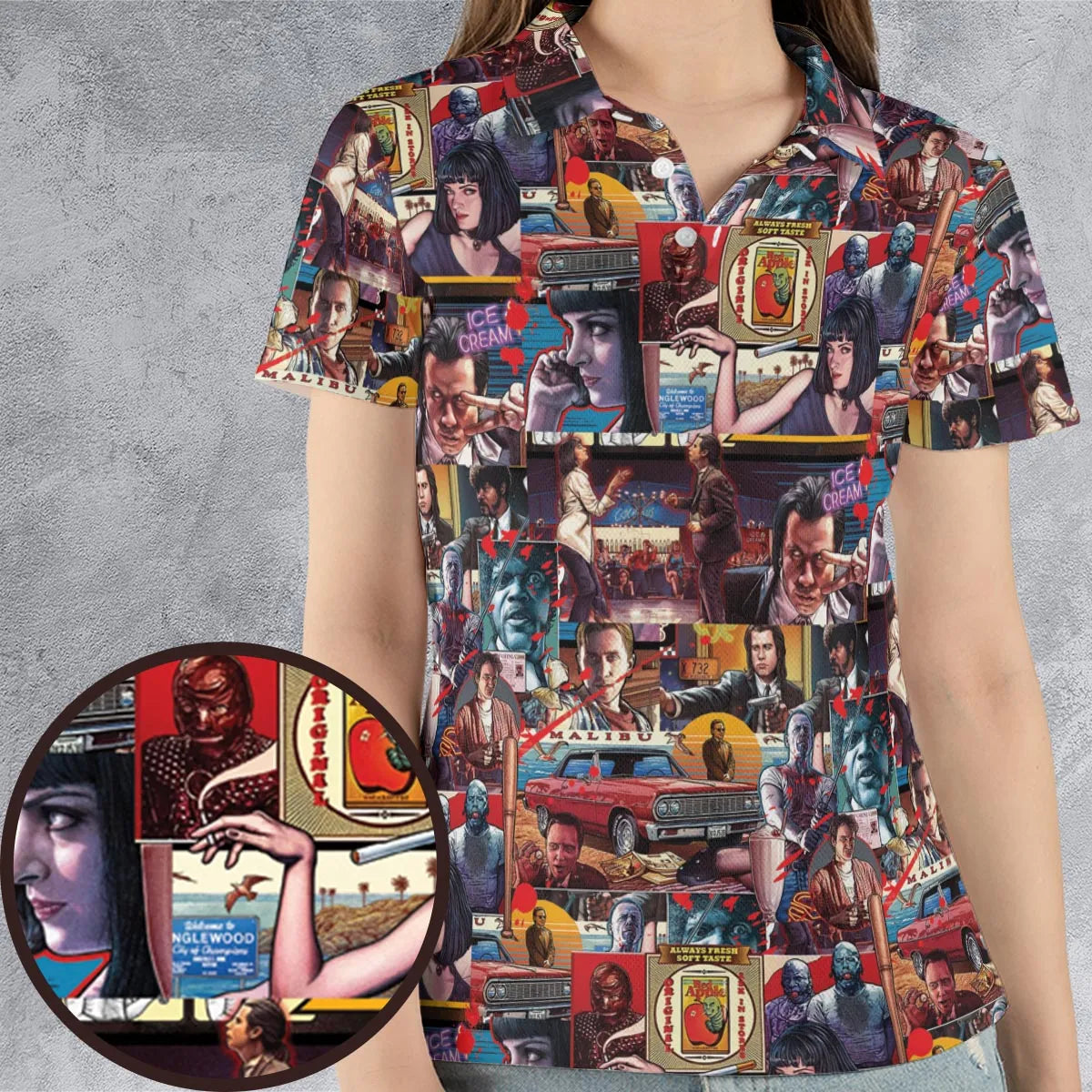 AOP Men/Women Polo Shirt - 6ZHNXWH1