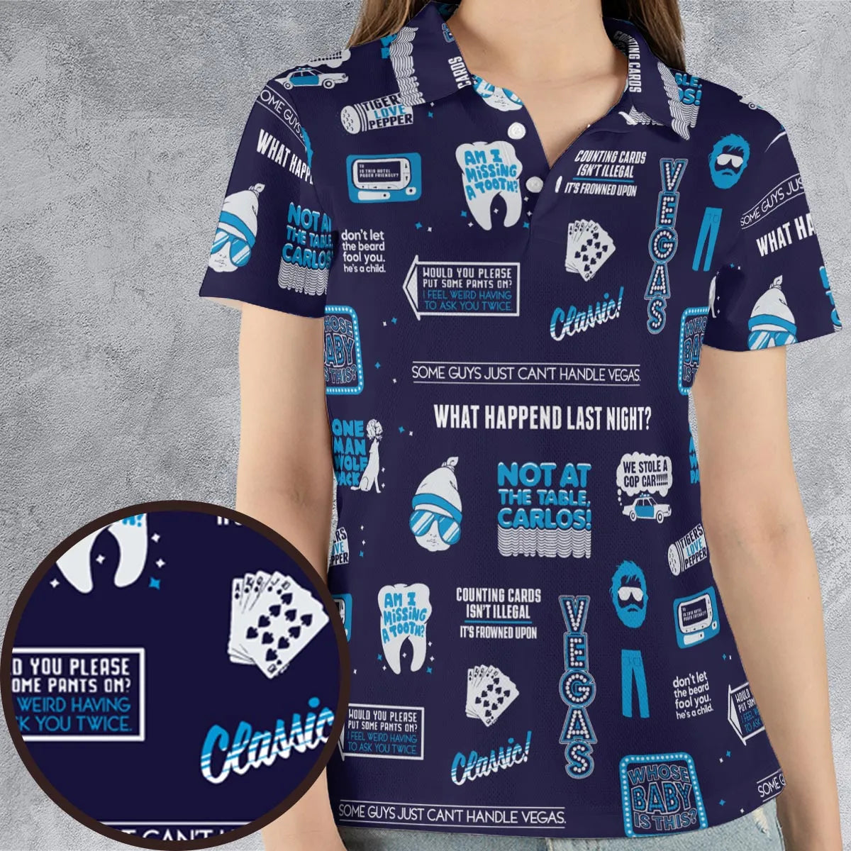 AOP Men/Women Polo Shirt - ALCYME73