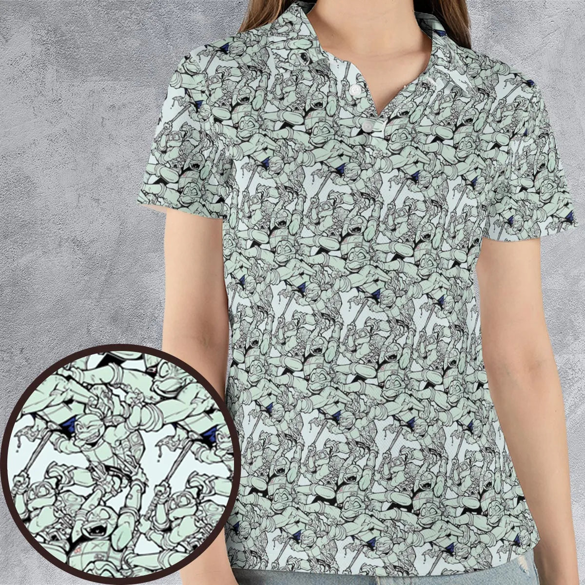 AOP Men/Women Polo Shirt - GAUMTVYN