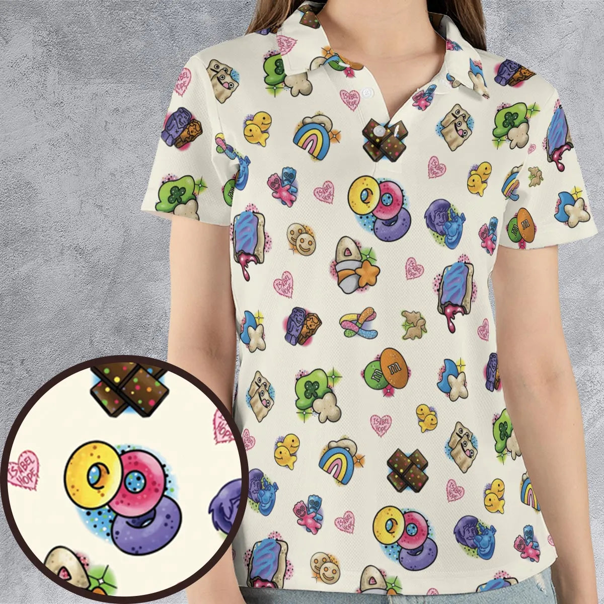 AOP Men/Women Polo Shirt - QN3G3WZF