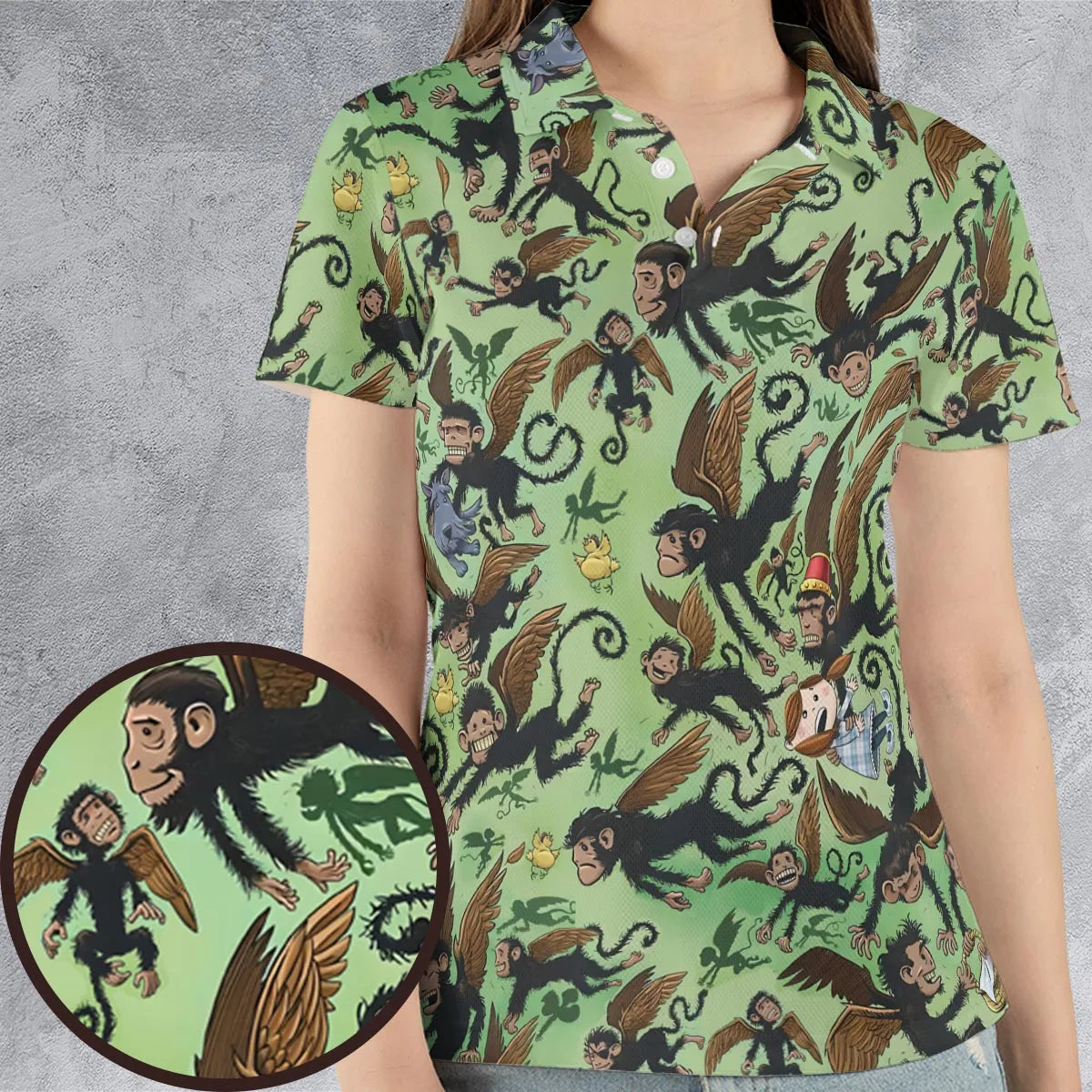 AOP Men/Women Polo Shirt - WQ8N99F9
