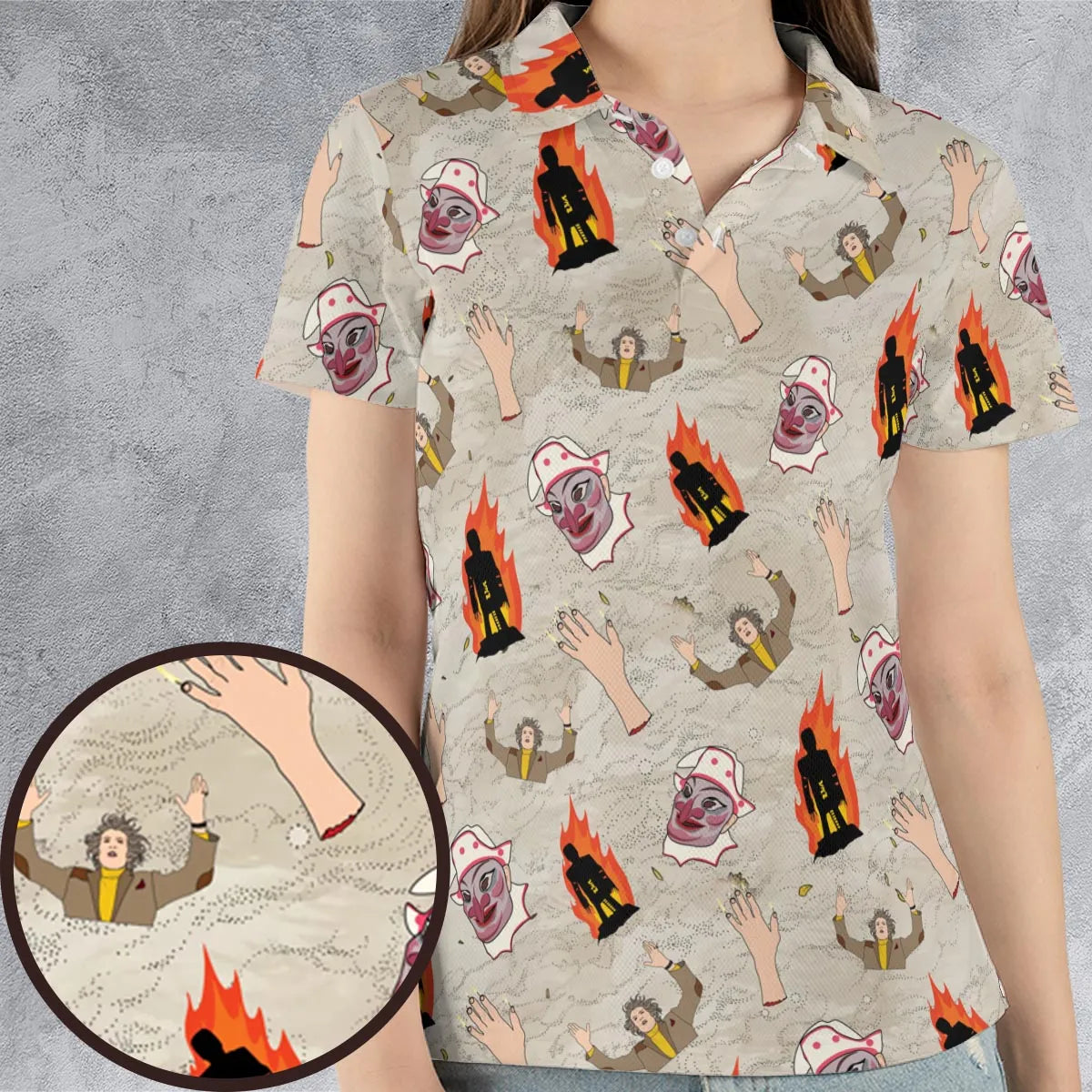 AOP Men/Women Polo Shirt - MJV18K2X
