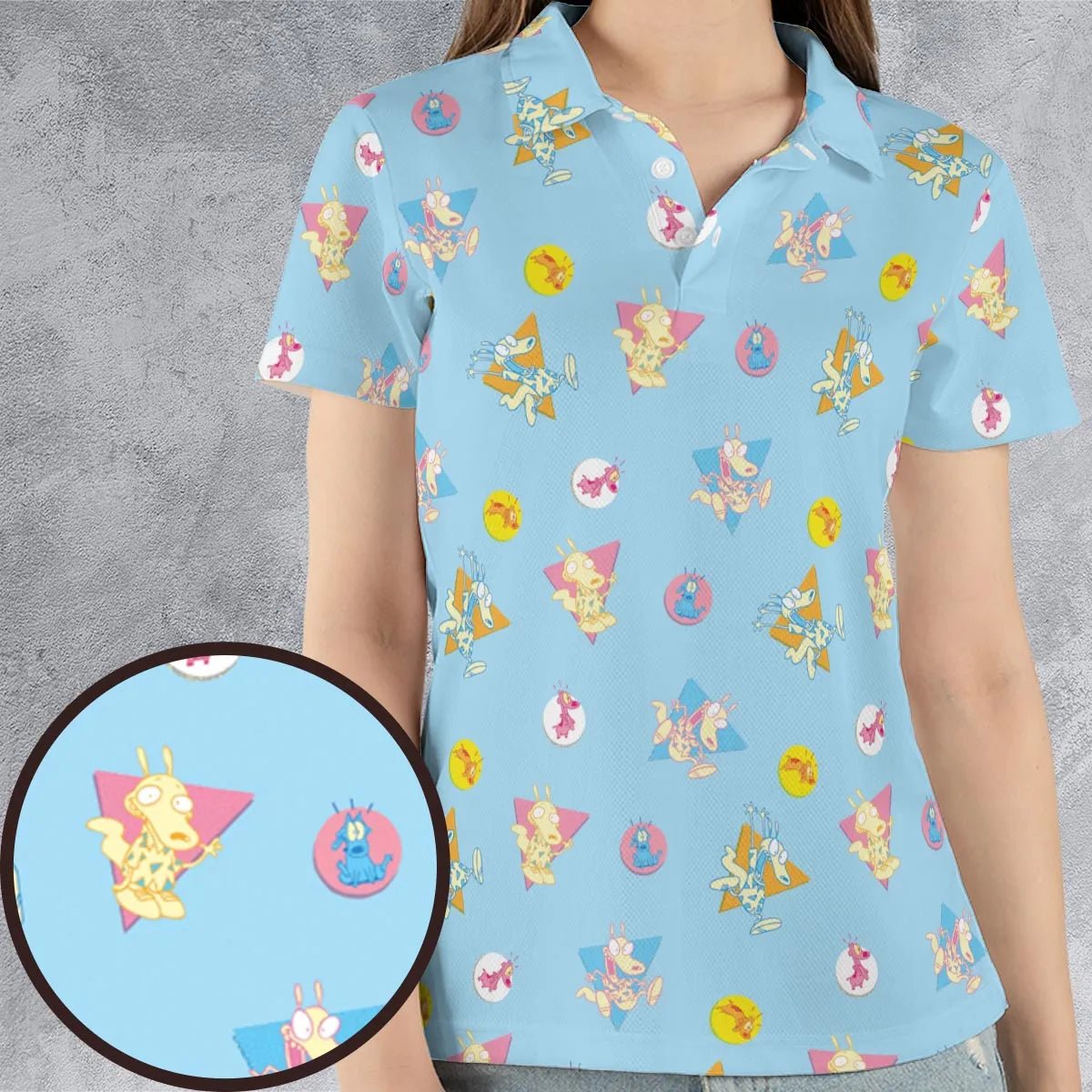 AOP Men/Women Polo Shirt - W7A5KEW8