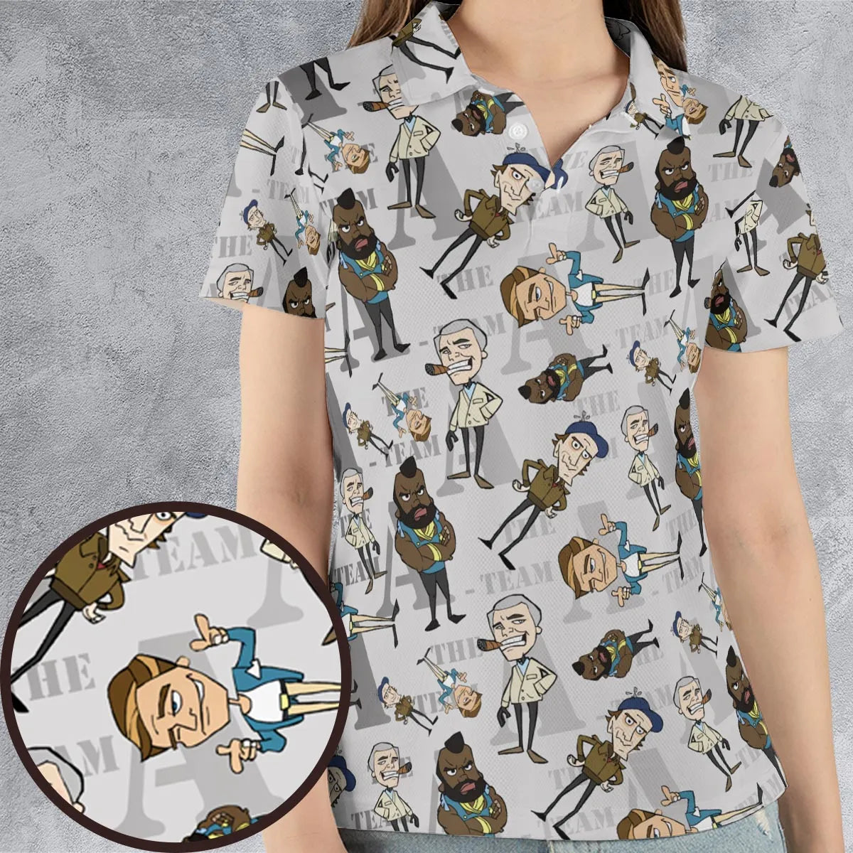 AOP Men/Women Polo Shirt - R4QEH97G