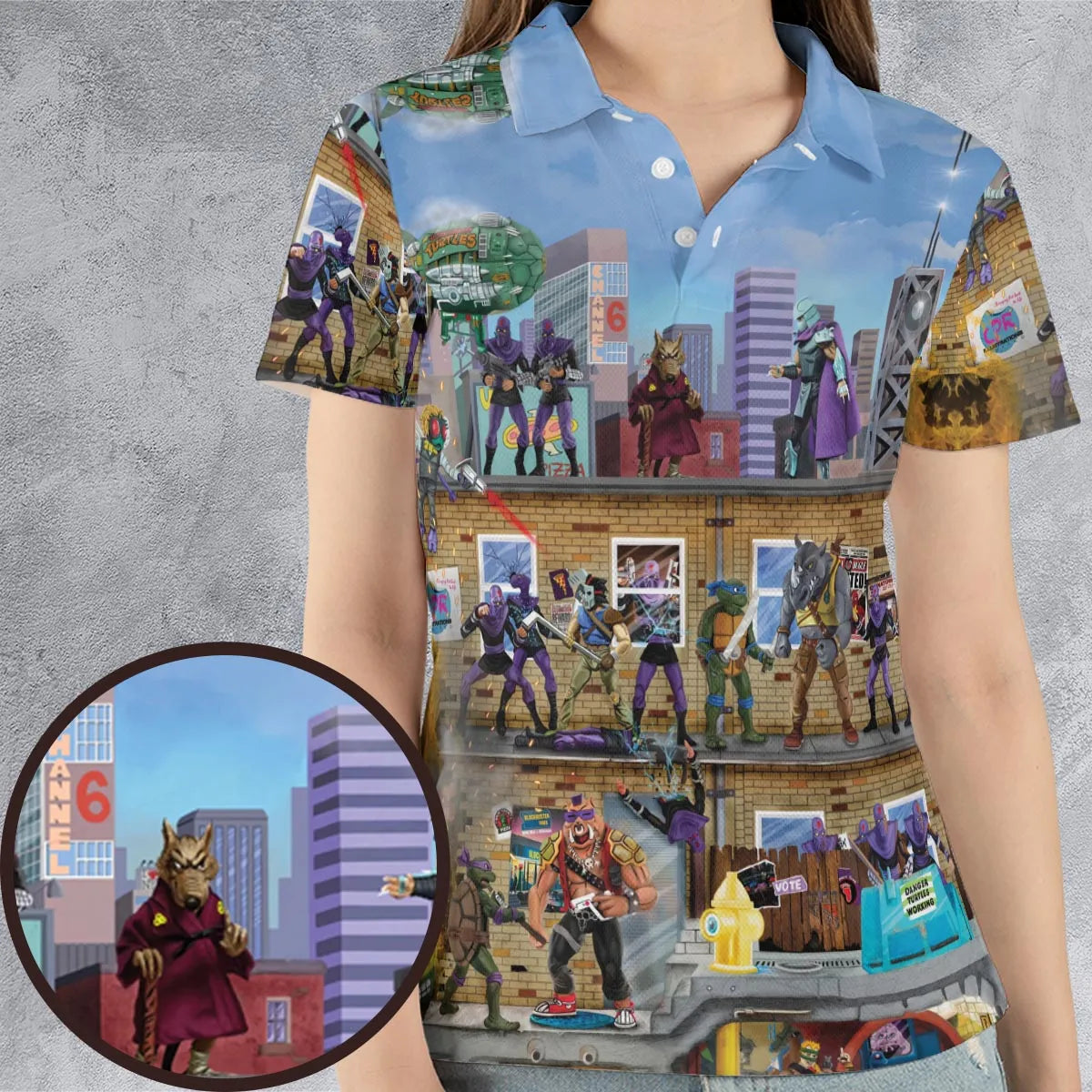 AOP Men/Women Polo Shirt - 3R75NBNQ