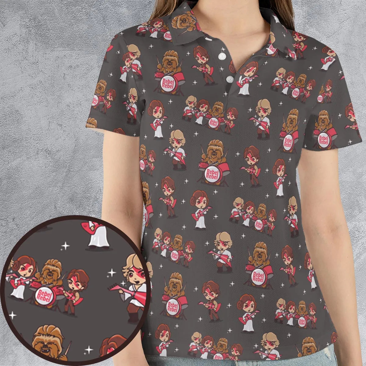 AOP Men/Women Polo Shirt - V639RAFZ