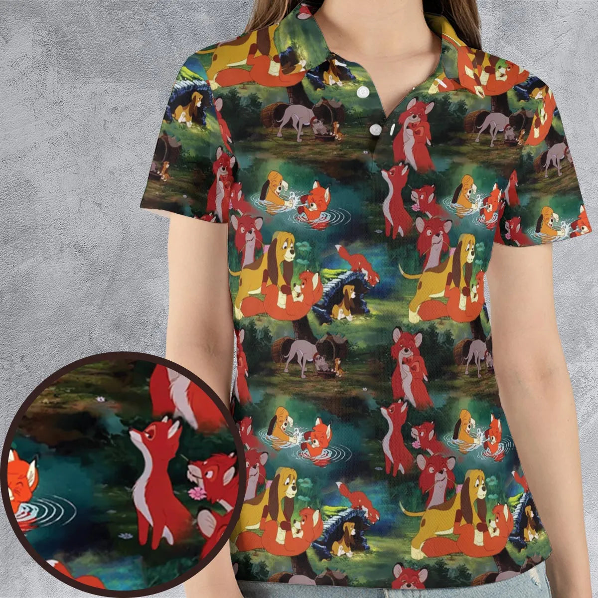AOP Men/Women Polo Shirt - F5C5VASR