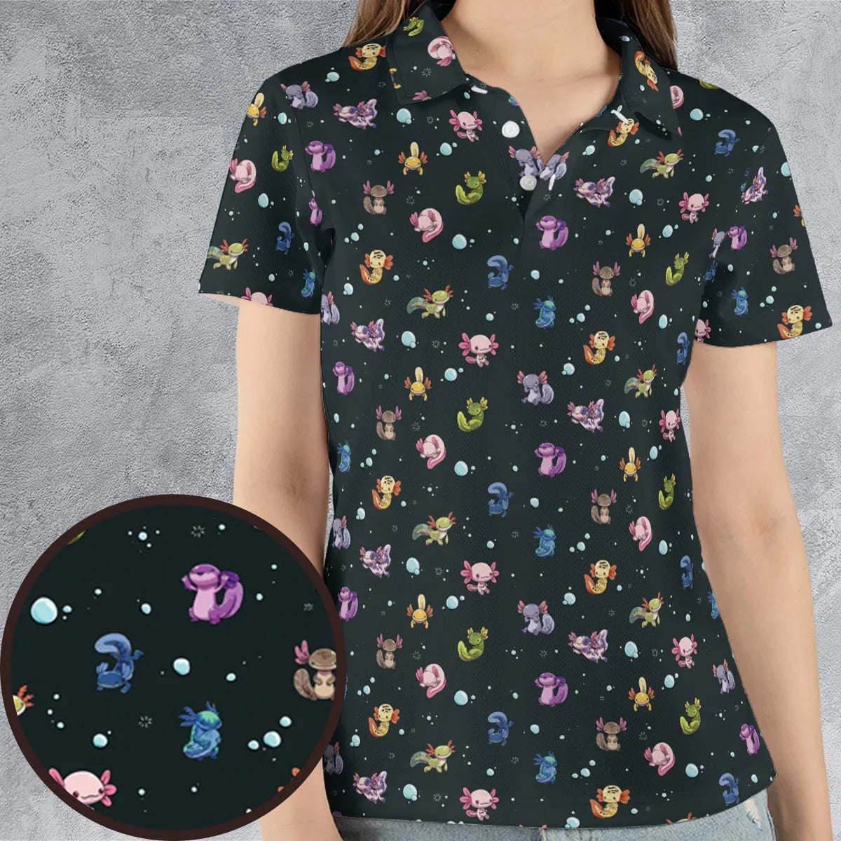 AOP Men/Women Polo Shirt - 7RYHAWXD