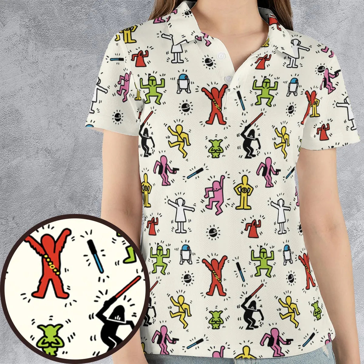 AOP Men/Women Polo Shirt - XCQ92577