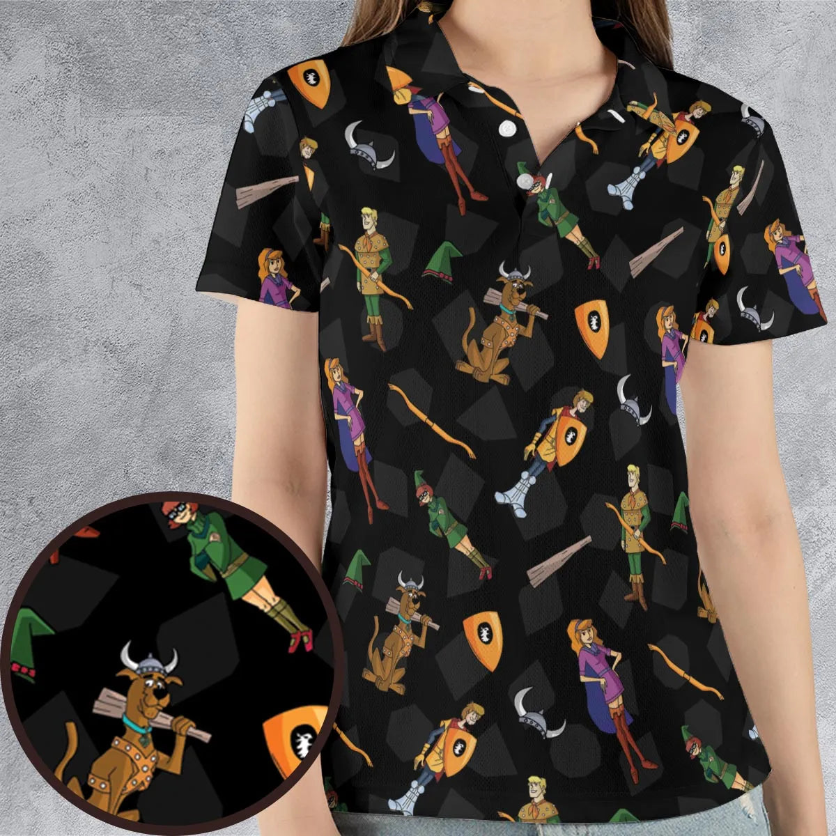AOP Men/Women Polo Shirt - 2GFL4NHB