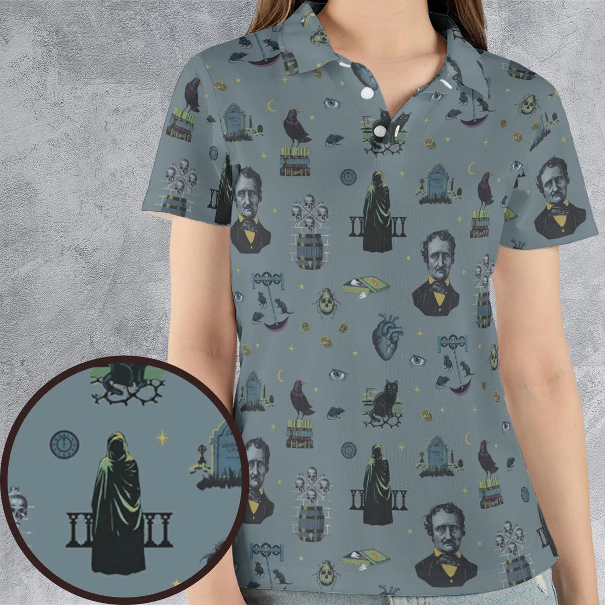 AOP Men/Women Polo Shirt - PLT3L5UG