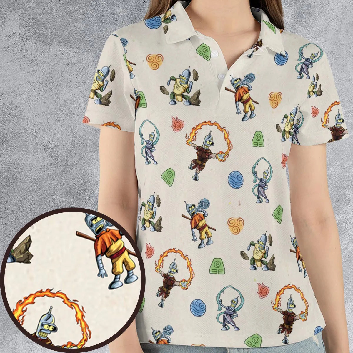 AOP Men/Women Polo Shirt - 1FNC1TPW