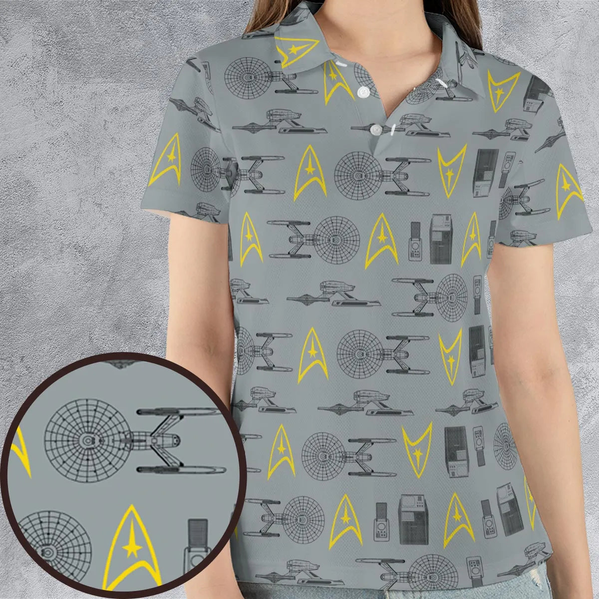 AOP Men/Women Polo Shirt - Q7AZSTE5
