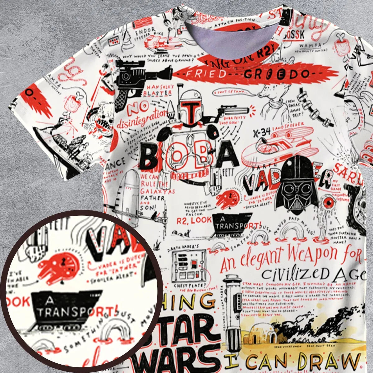 All-Over Print Unisex T-Shirt - 2T2E26ZC