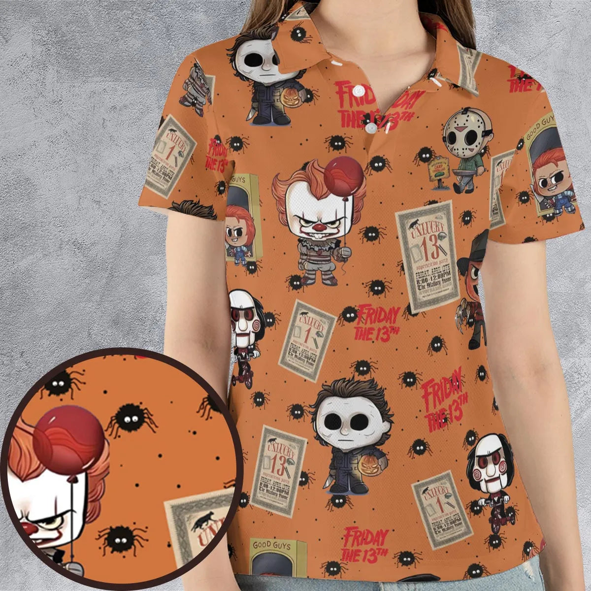 AOP Men/Women Polo Shirt - G91HKRGV