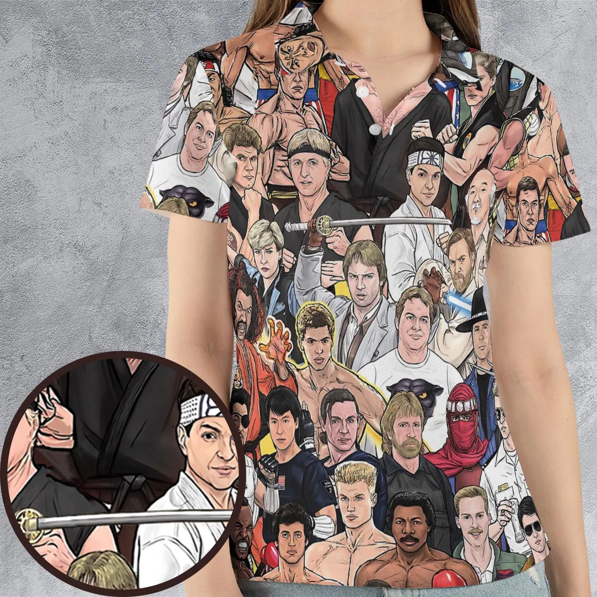 AOP Men/Women Polo Shirt - EF79PJUB