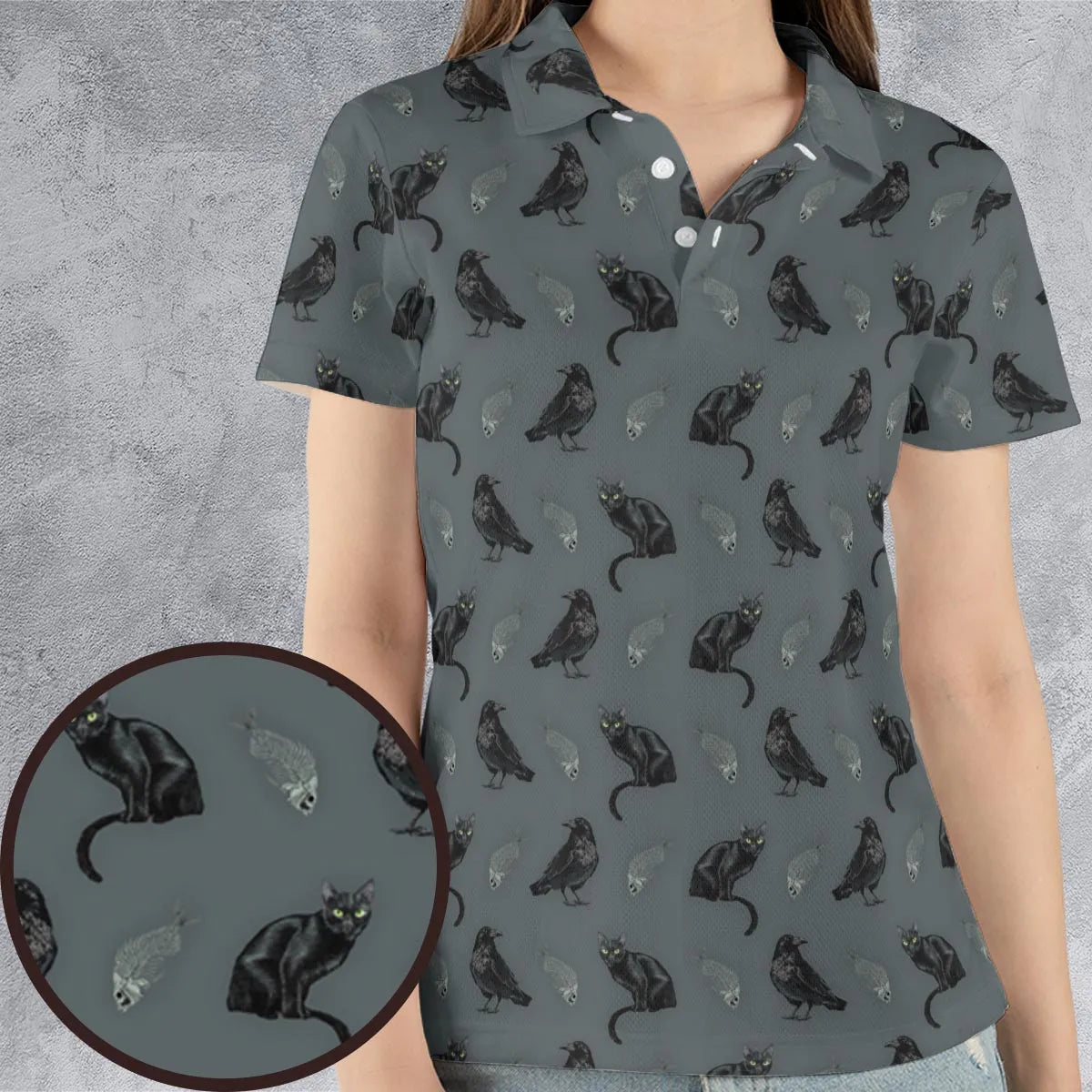 AOP Men/Women Polo Shirt - N6P88DXC