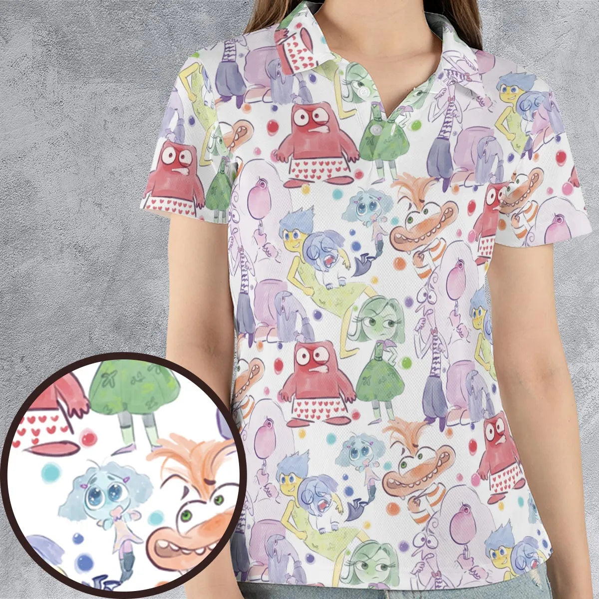 AOP Men/Women Polo Shirt - XLKU8QNP