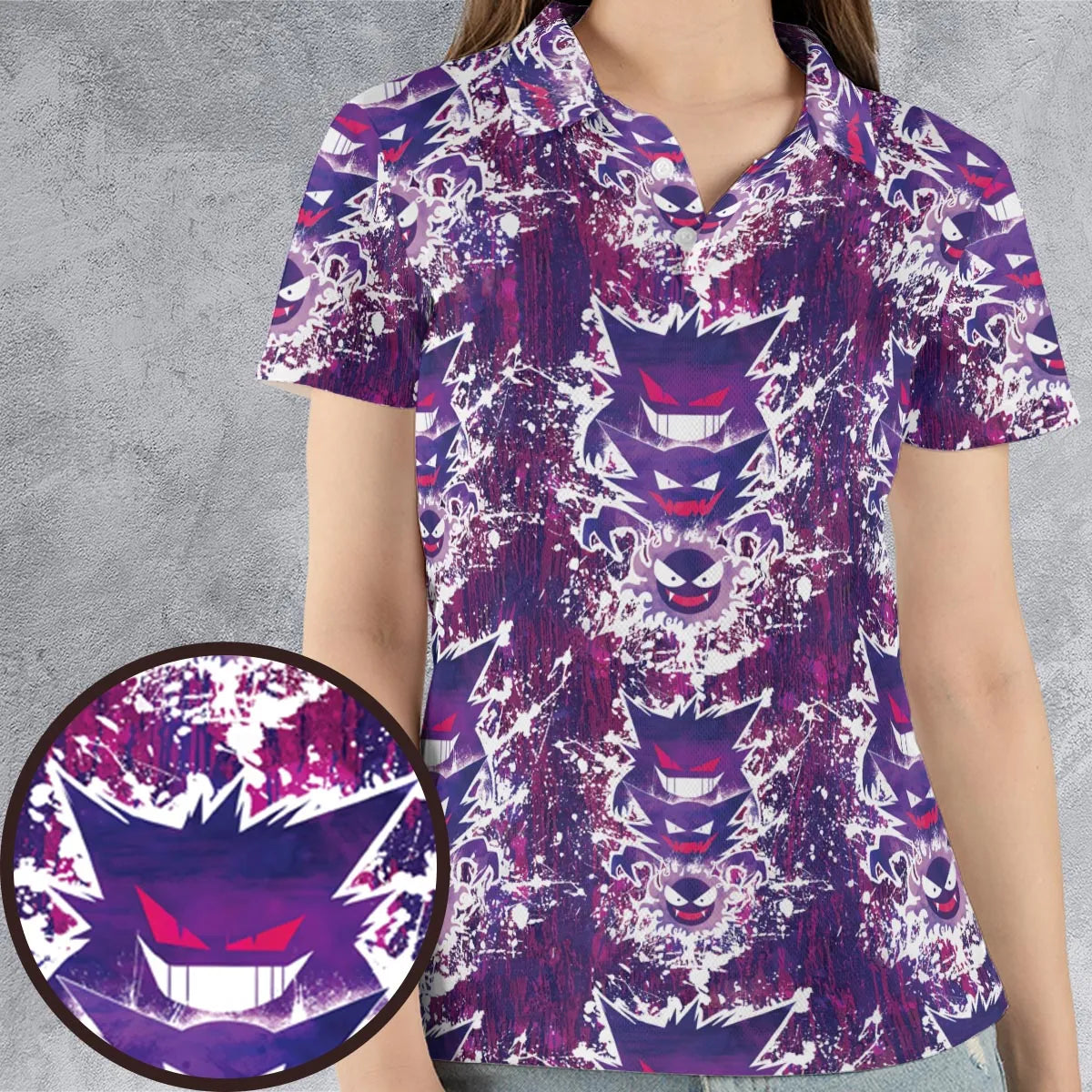 AOP Men/Women Polo Shirt - FHZHDYJL