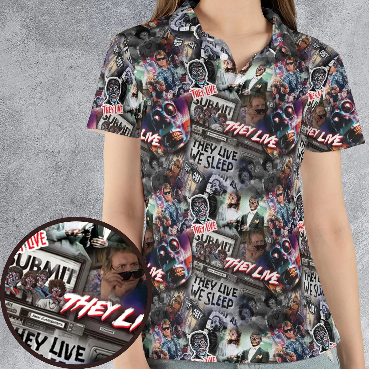 AOP Men/Women Polo Shirt - 8FK72ESW