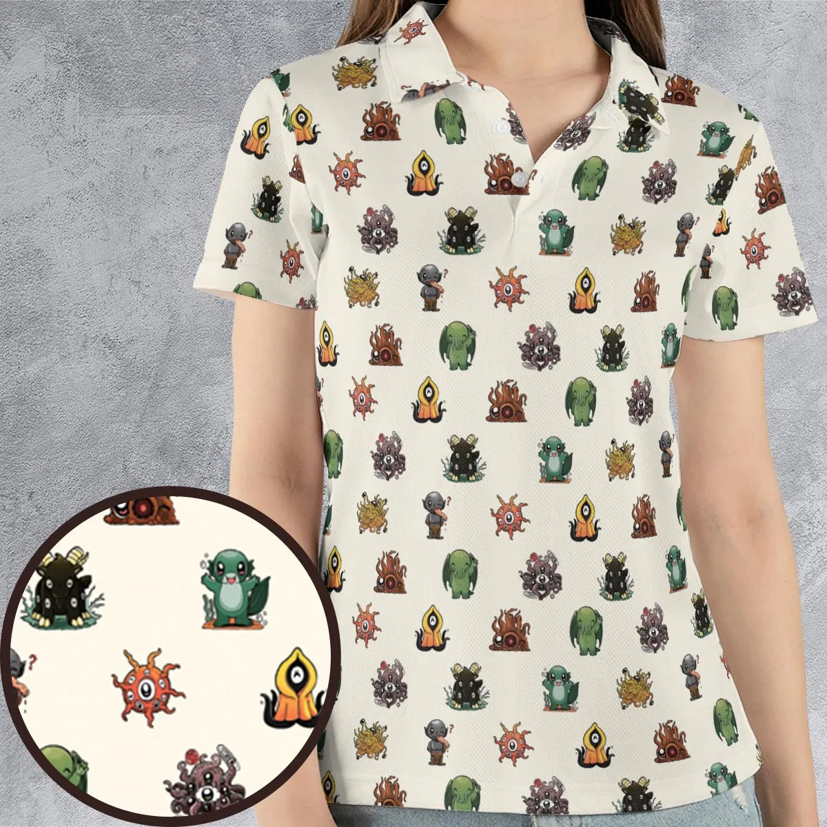AOP Men/Women Polo Shirt - GA7RUUD1