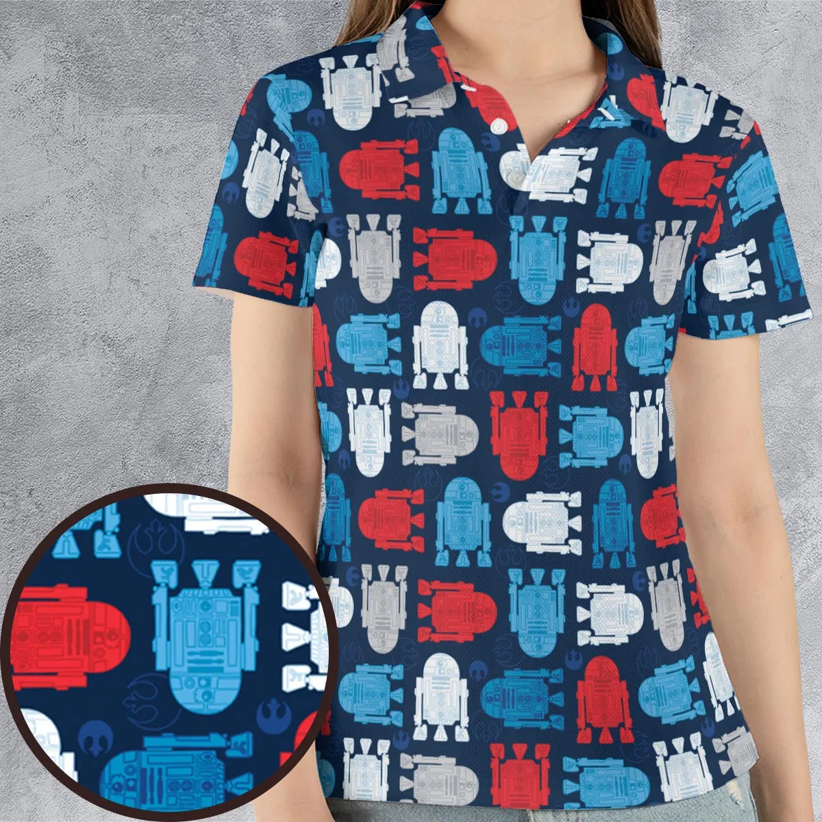 AOP Men/Women Polo Shirt - YT7VFLYH