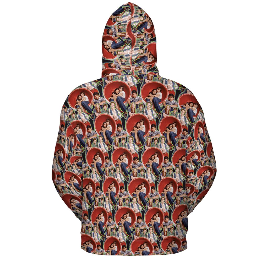 All-over Print Hoodie - 6SWCZ1M7 -  - 4