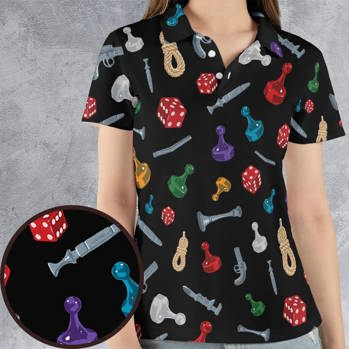 AOP Men/Women Polo Shirt - K4NC6SKN