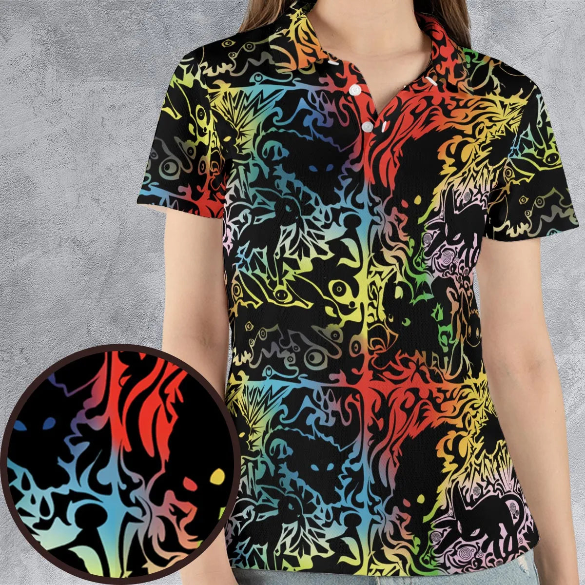 AOP Men/Women Polo Shirt - TWEDWHTF