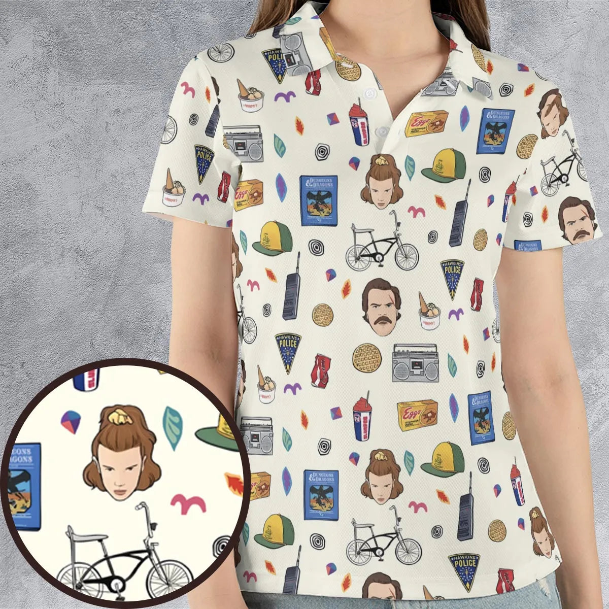 AOP Men/Women Polo Shirt - J3MP1YW9