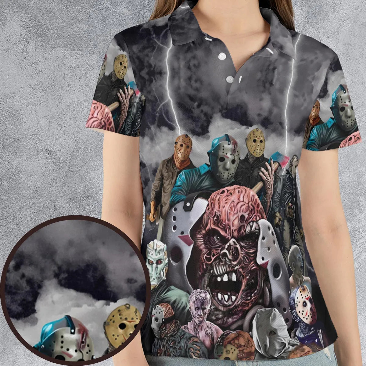 AOP Men/Women Polo Shirt - 655SCDNK