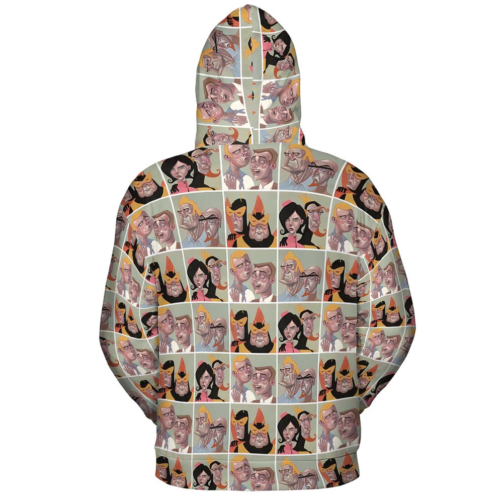 All-over Print Hoodie - TTX7K52L -  - 4