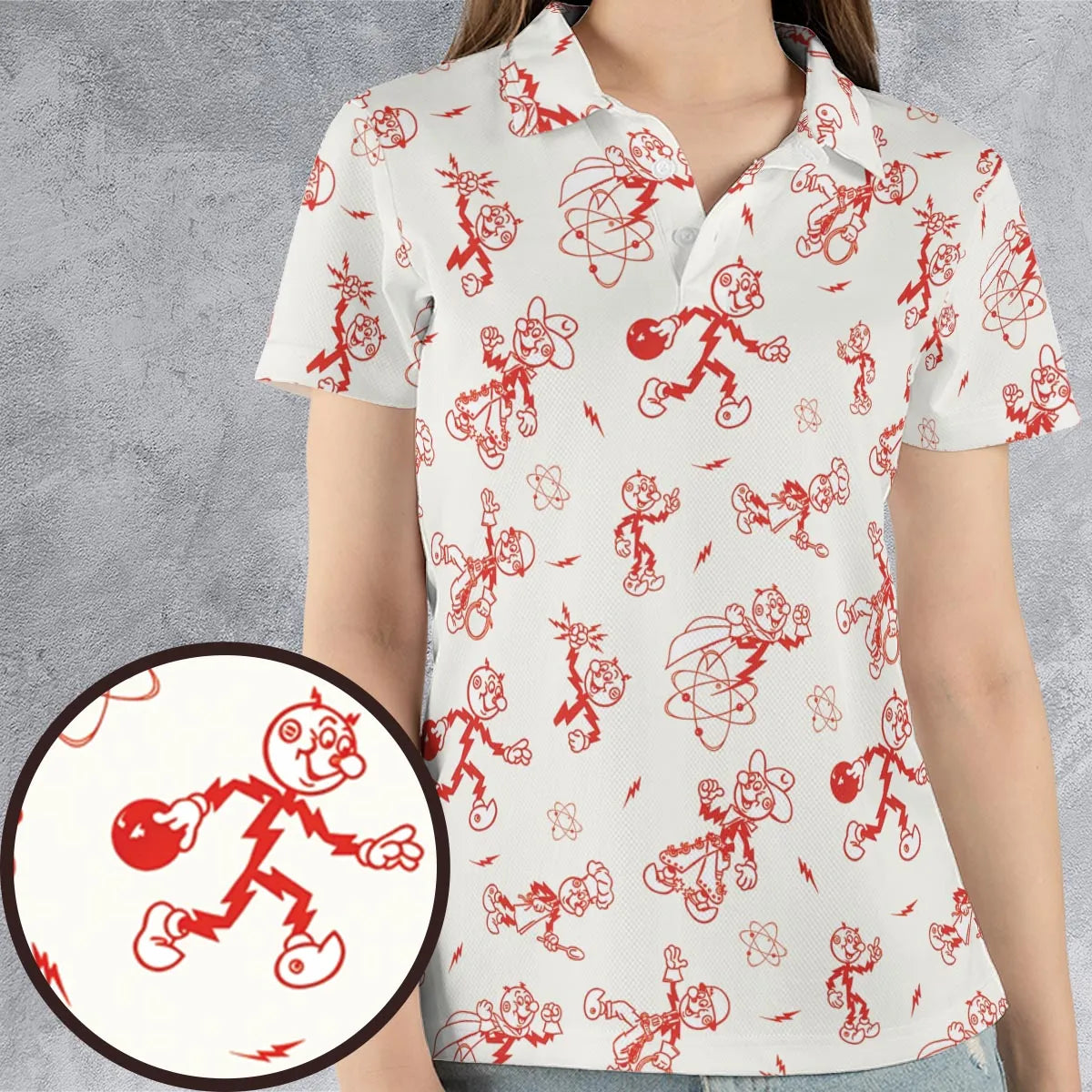 AOP Men/Women Polo Shirt - 3SYPQB9V