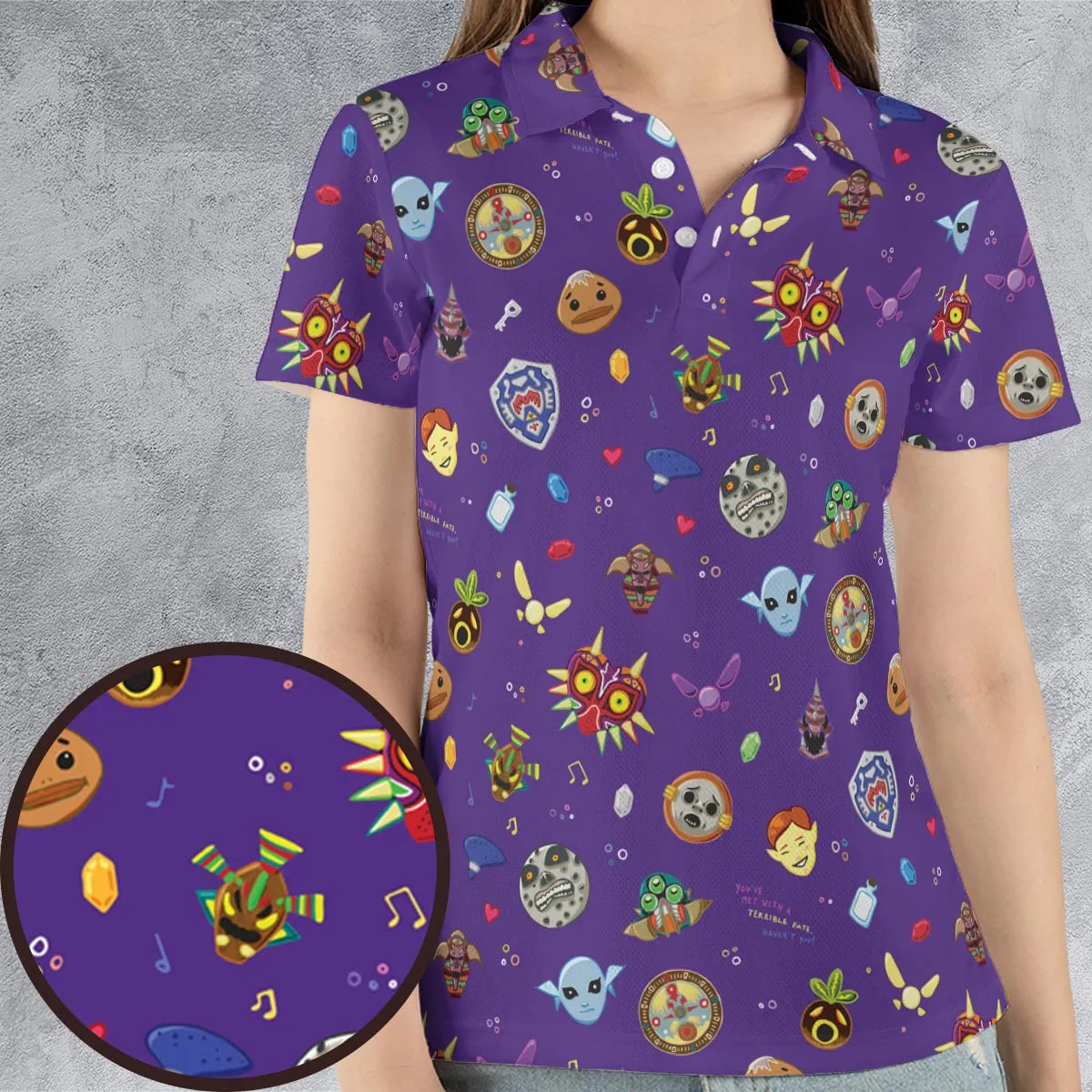 AOP Men/Women Polo Shirt - LUKRUSXP