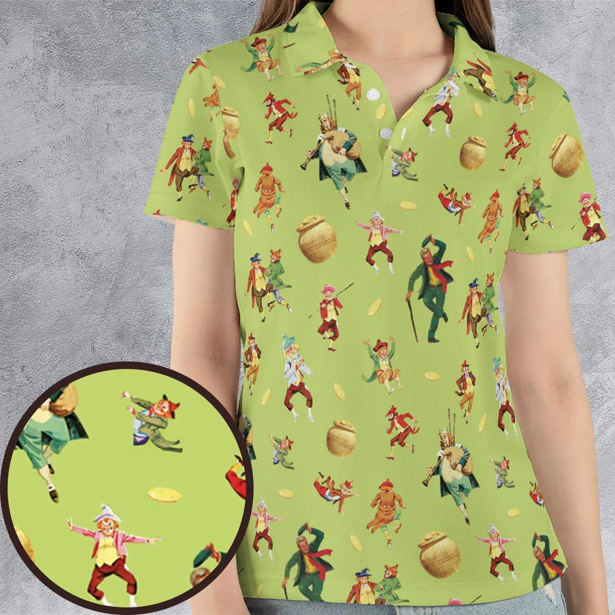 AOP Men/Women Polo Shirt - W1BUTV3D