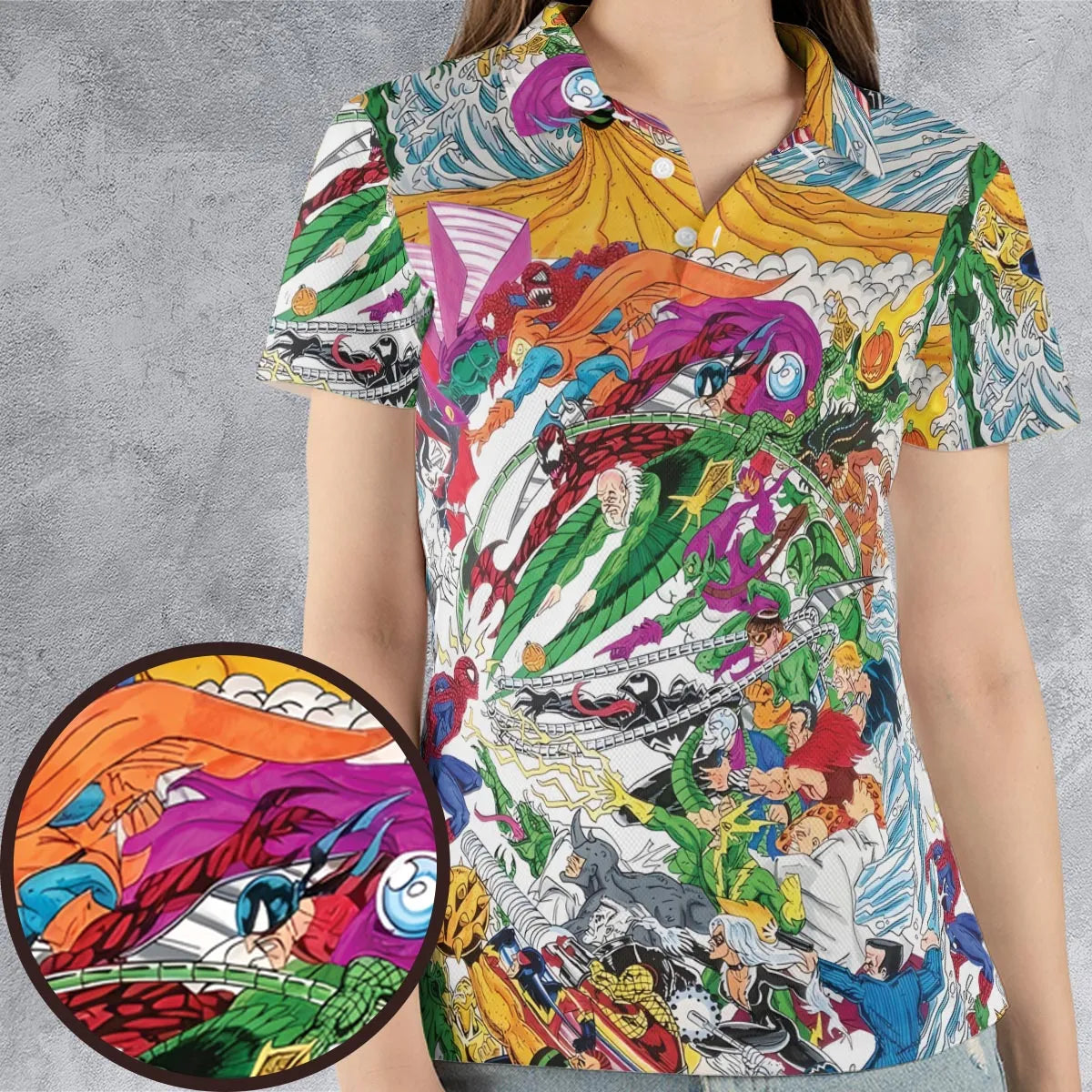 AOP Men/Women Polo Shirt - RXT41FE8