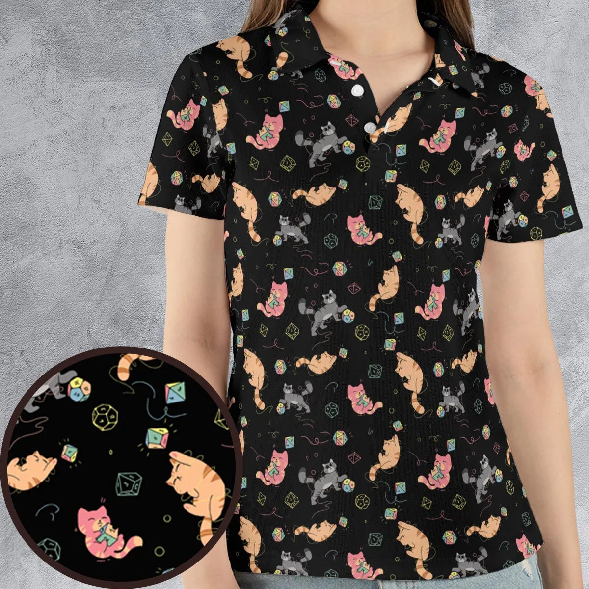AOP Men/Women Polo Shirt - TVLPYFK4