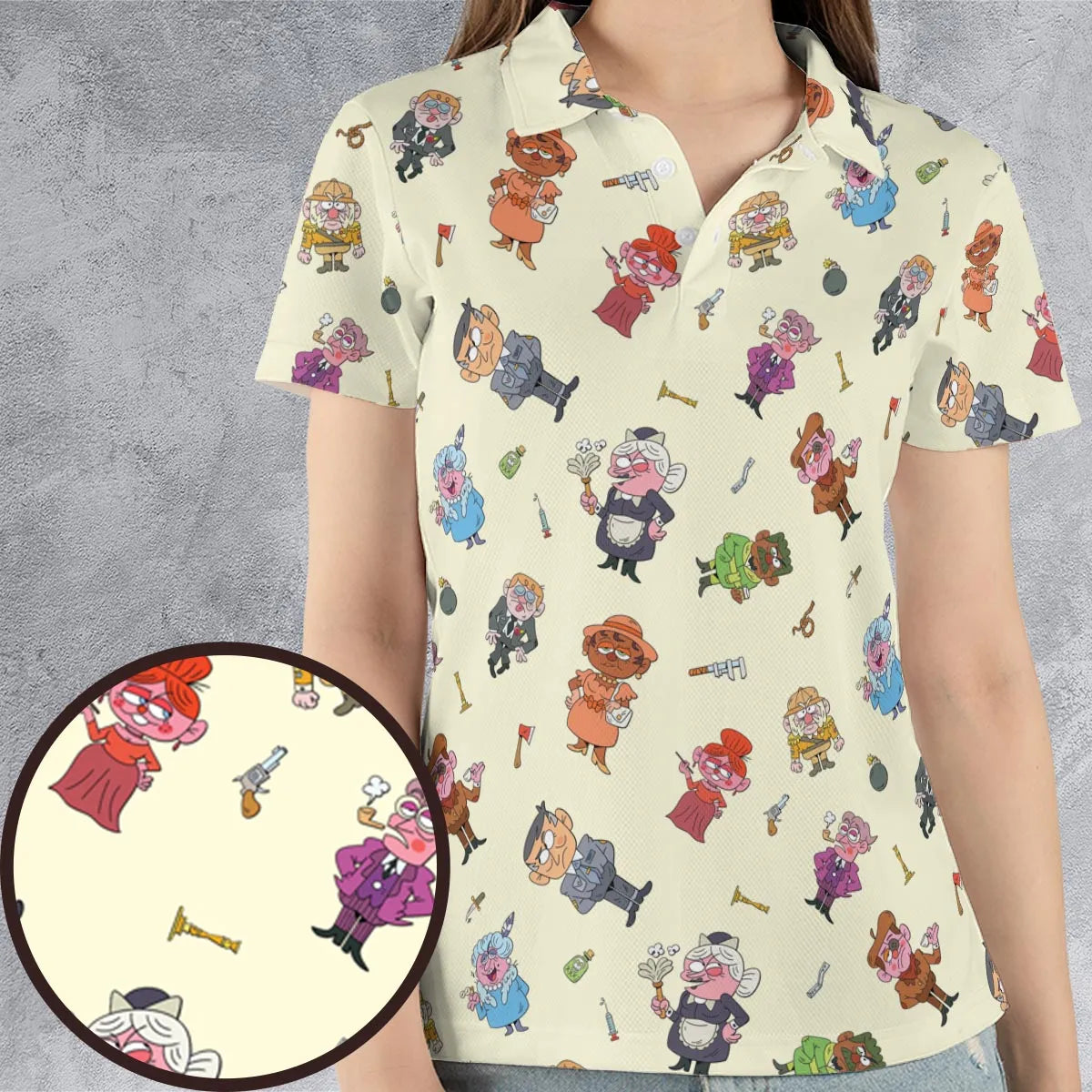 AOP Men/Women Polo Shirt - UQDQ9KGQ