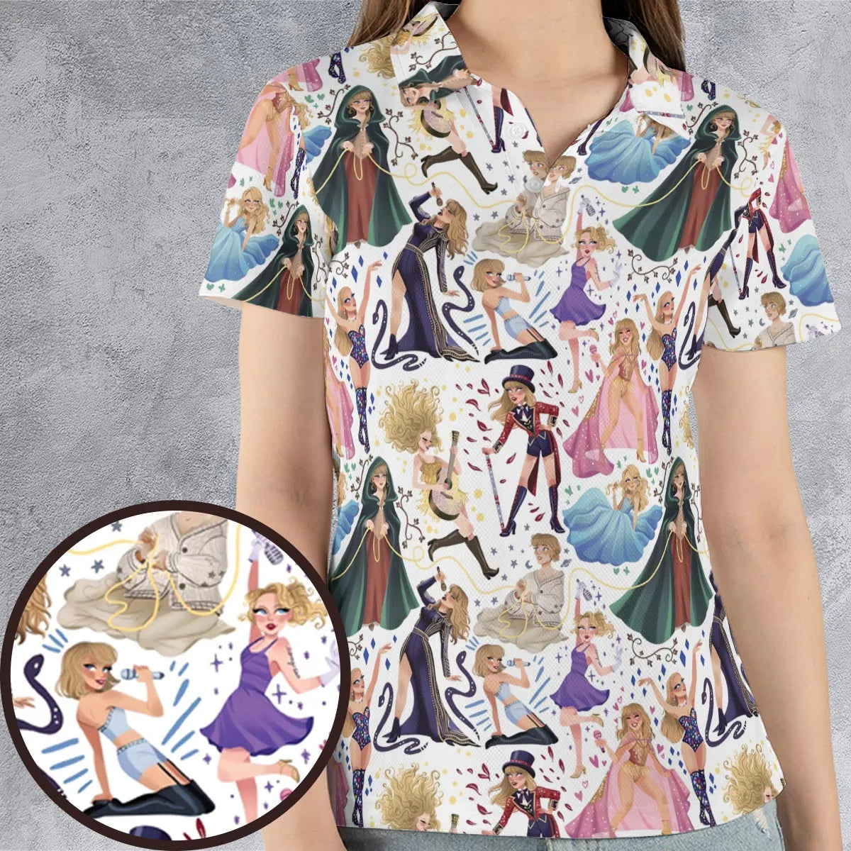 AOP Men/Women Polo Shirt - GYUK9VVW