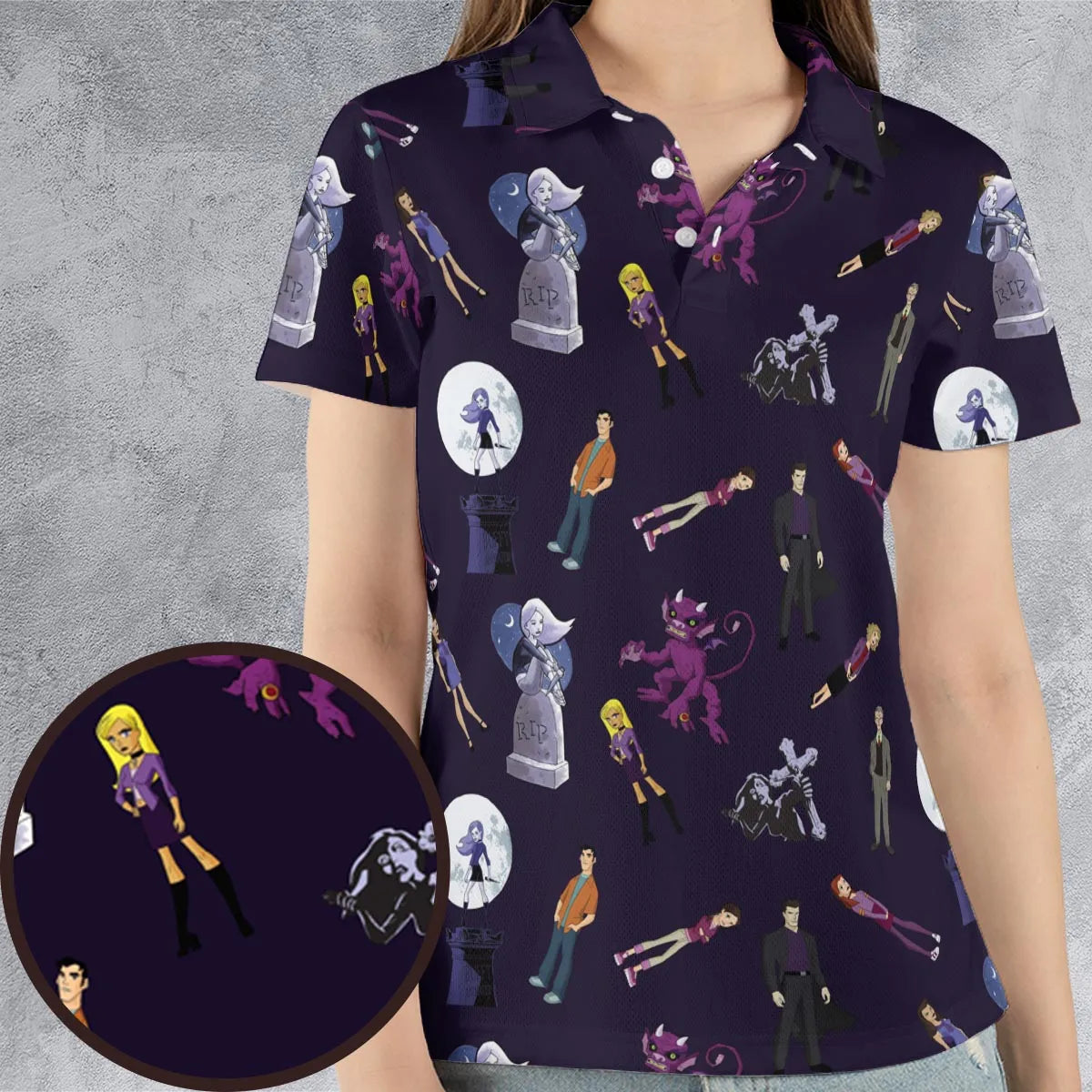 AOP Men/Women Polo Shirt - 3NW61NUN