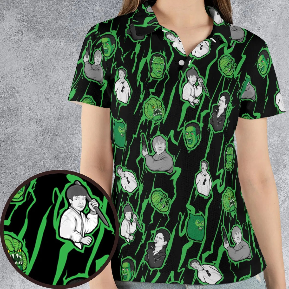 AOP Men/Women Polo Shirt - EPJMNRUT