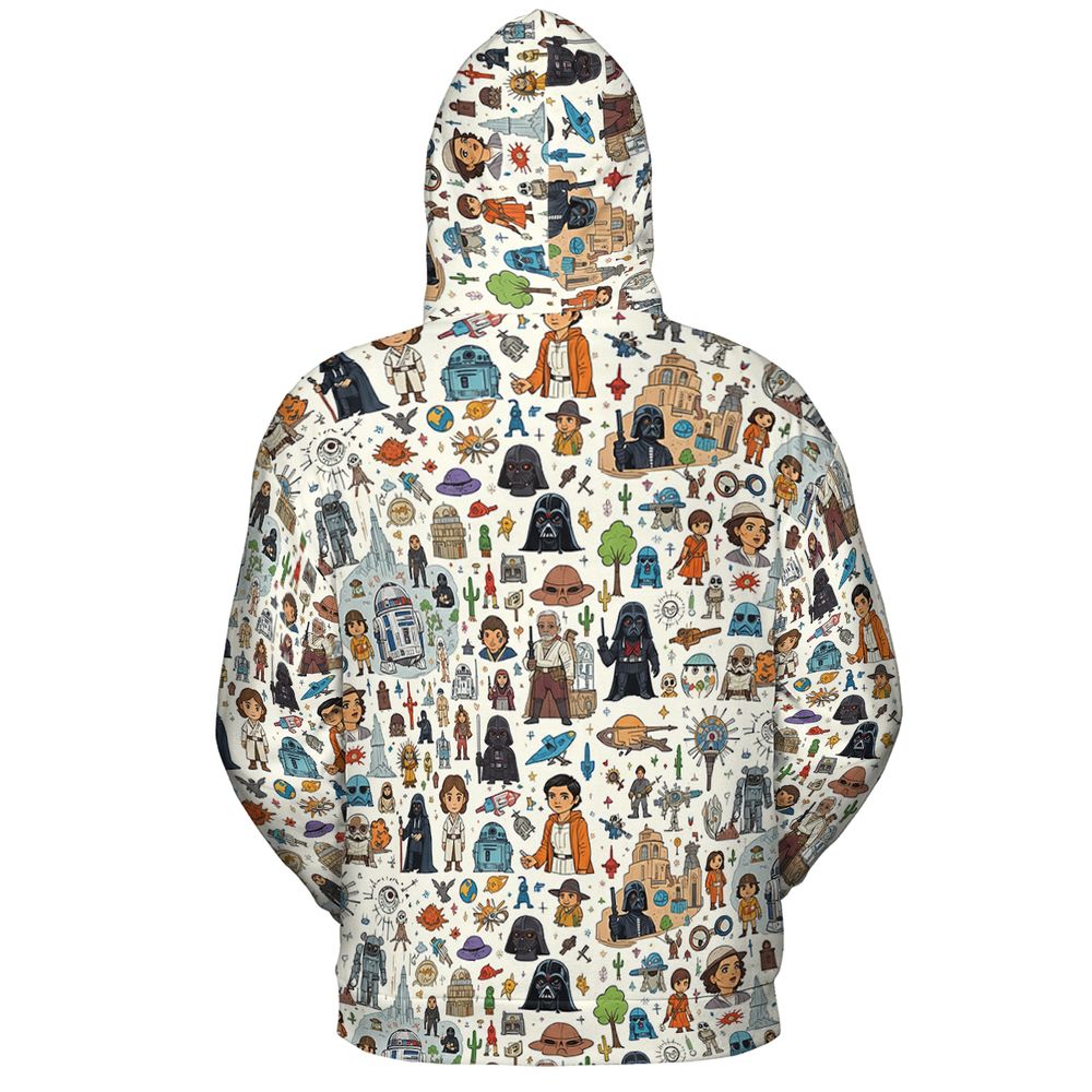 All-over Print Hoodie - Y23AKUB1 -  - 4