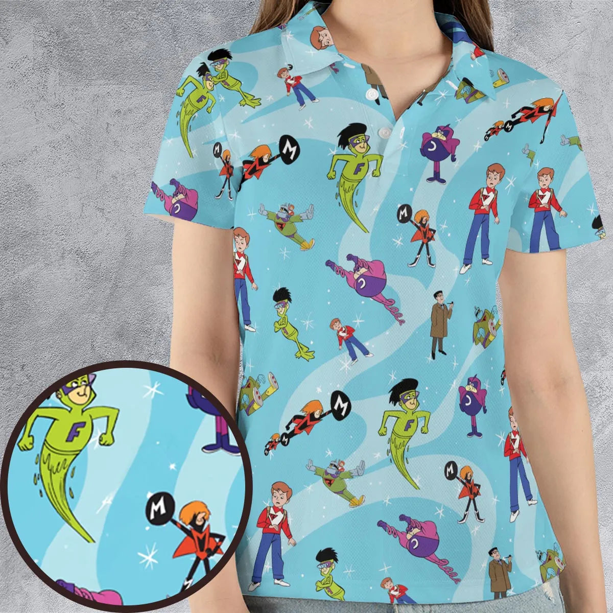 AOP Men/Women Polo Shirt - 9E26JZGN