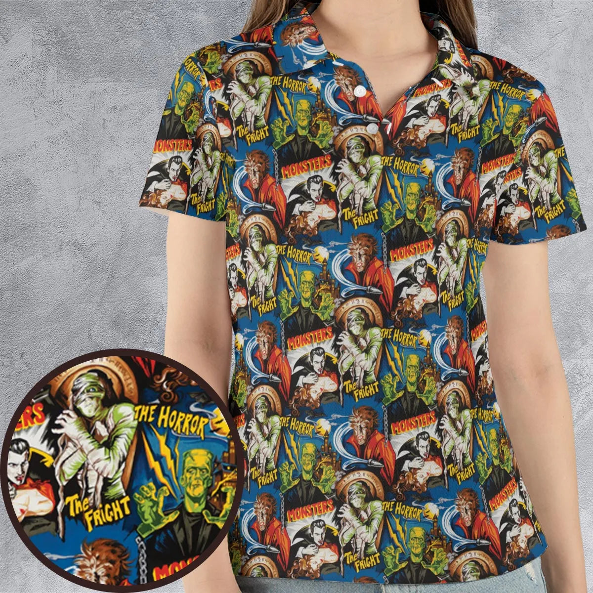 AOP Men/Women Polo Shirt - VRE88NHT
