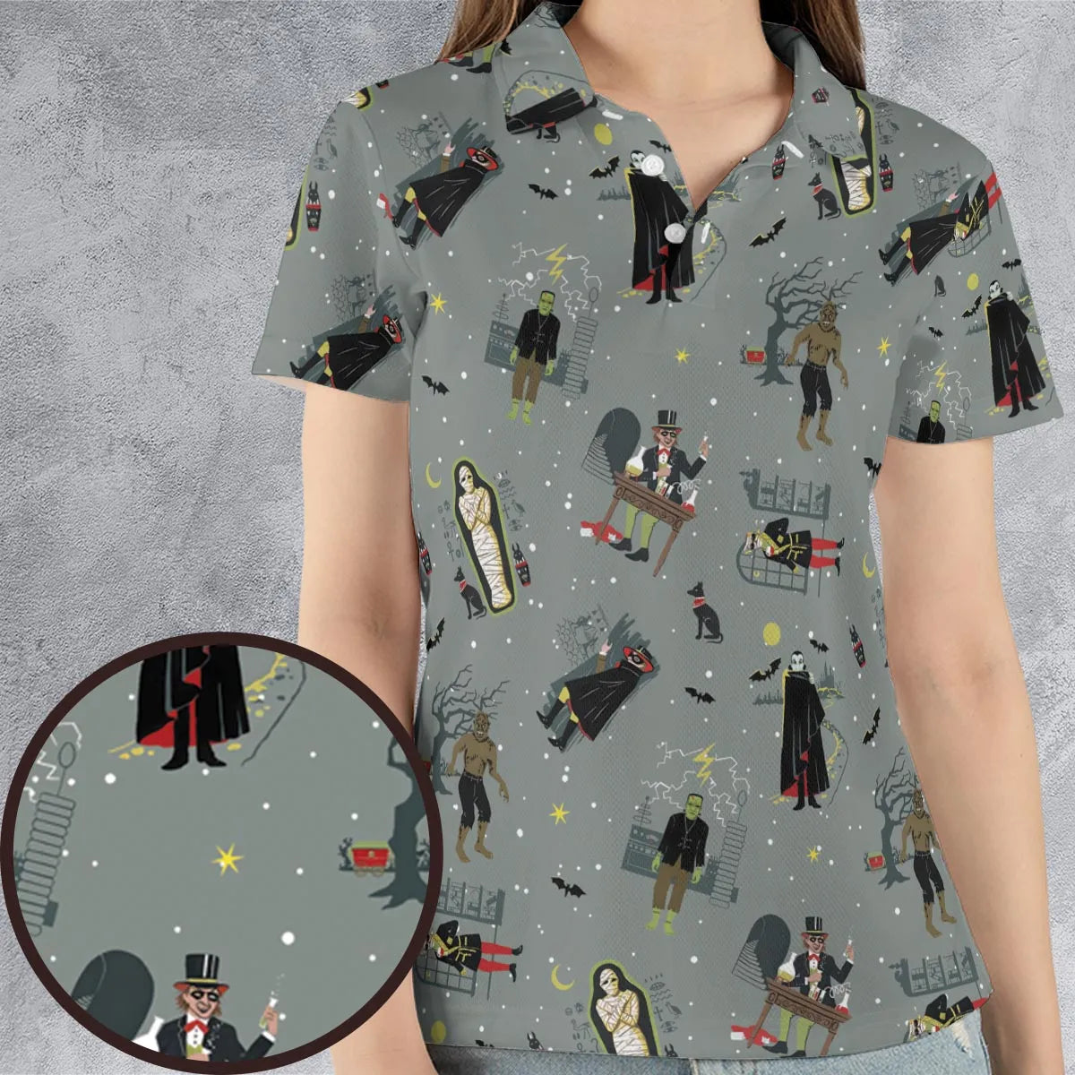 AOP Men/Women Polo Shirt - H9N32H1W