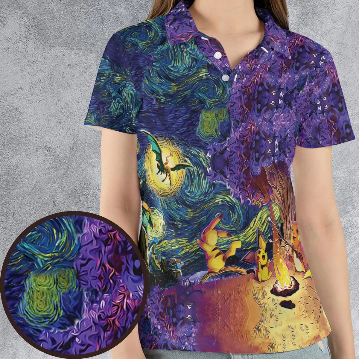 AOP Men/Women Polo Shirt - ZJEU9UTZ