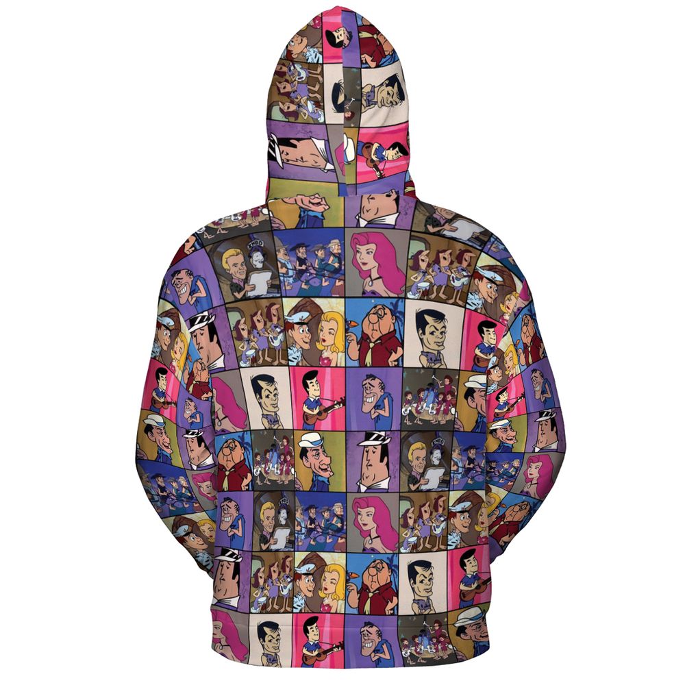 All-over Print Hoodie - 5NS617DV -  - 4