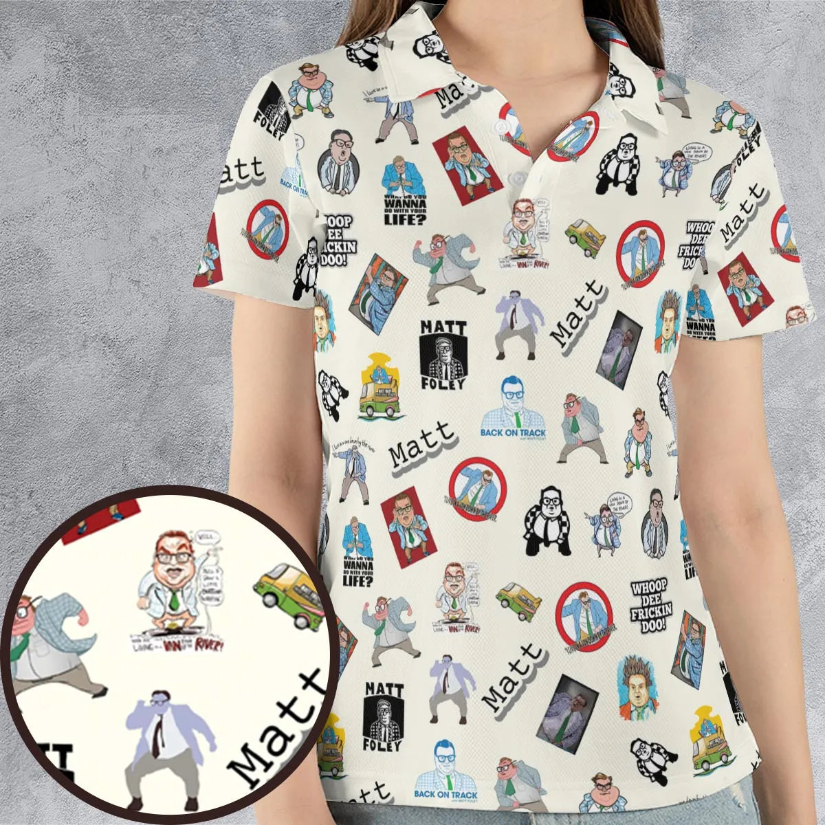 AOP Men/Women Polo Shirt - NCAKRAWP