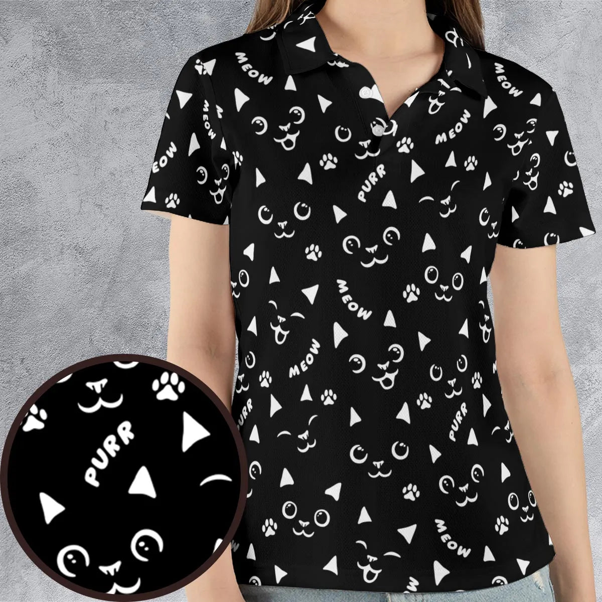 AOP Men/Women Polo Shirt - HEFZMGUA