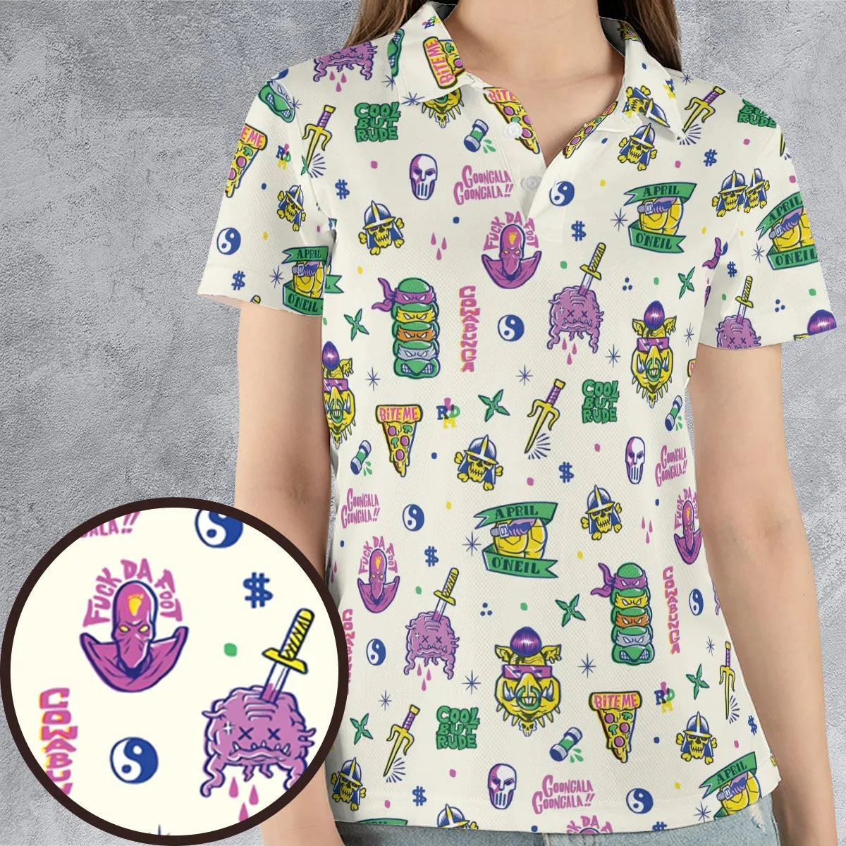 AOP Men/Women Polo Shirt - 8U7L9KR3